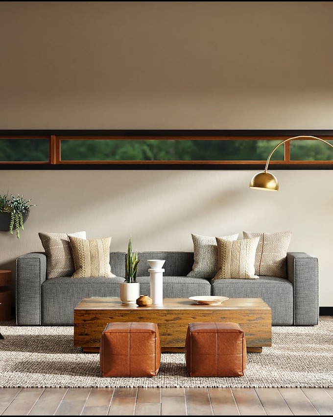 Immaculate, freshly cleaned living room